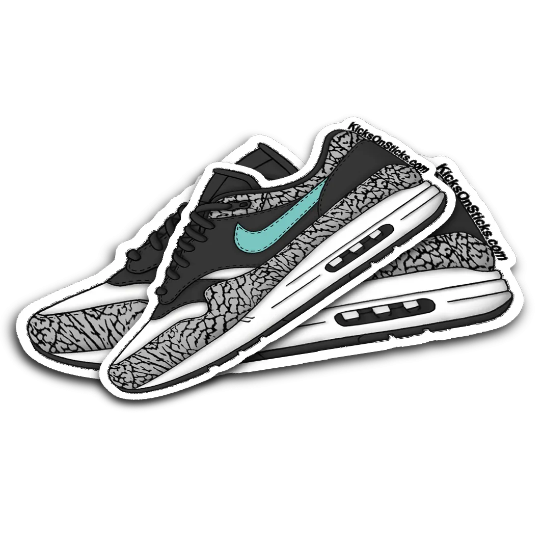 Air Max 1 "Atmos Elephant" Sneaker Sticker