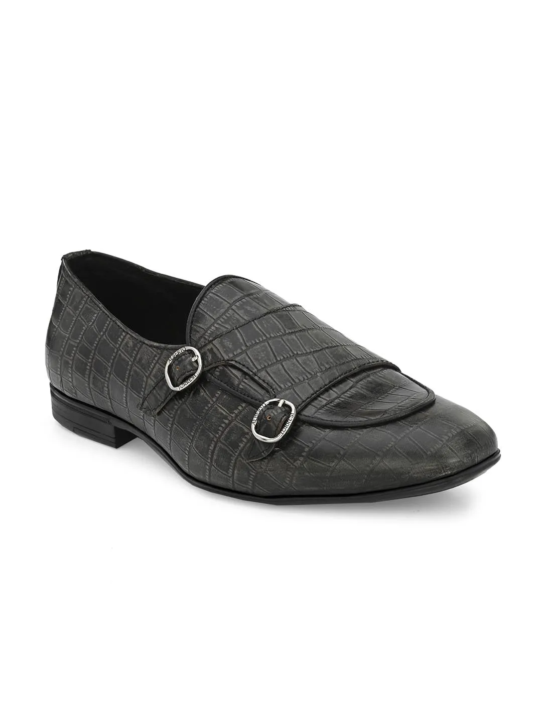 Alberto Torresi Genuine Leather Shoes Olve Monk Strap