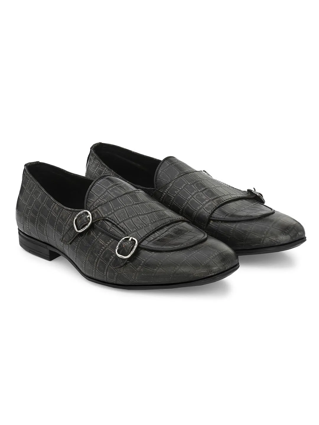 Alberto Torresi Genuine Leather Shoes Olve Monk Strap