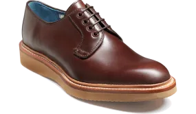 Barker Dean Derby Shoe  - Chocolate Hand Painted