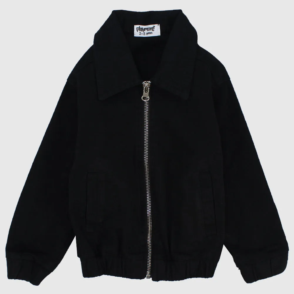 Black Long-Sleeved Jacket