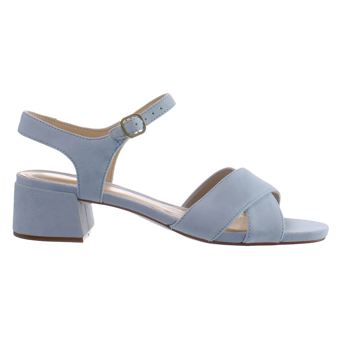 Clarks Sheer35 Womens Blue Sandals