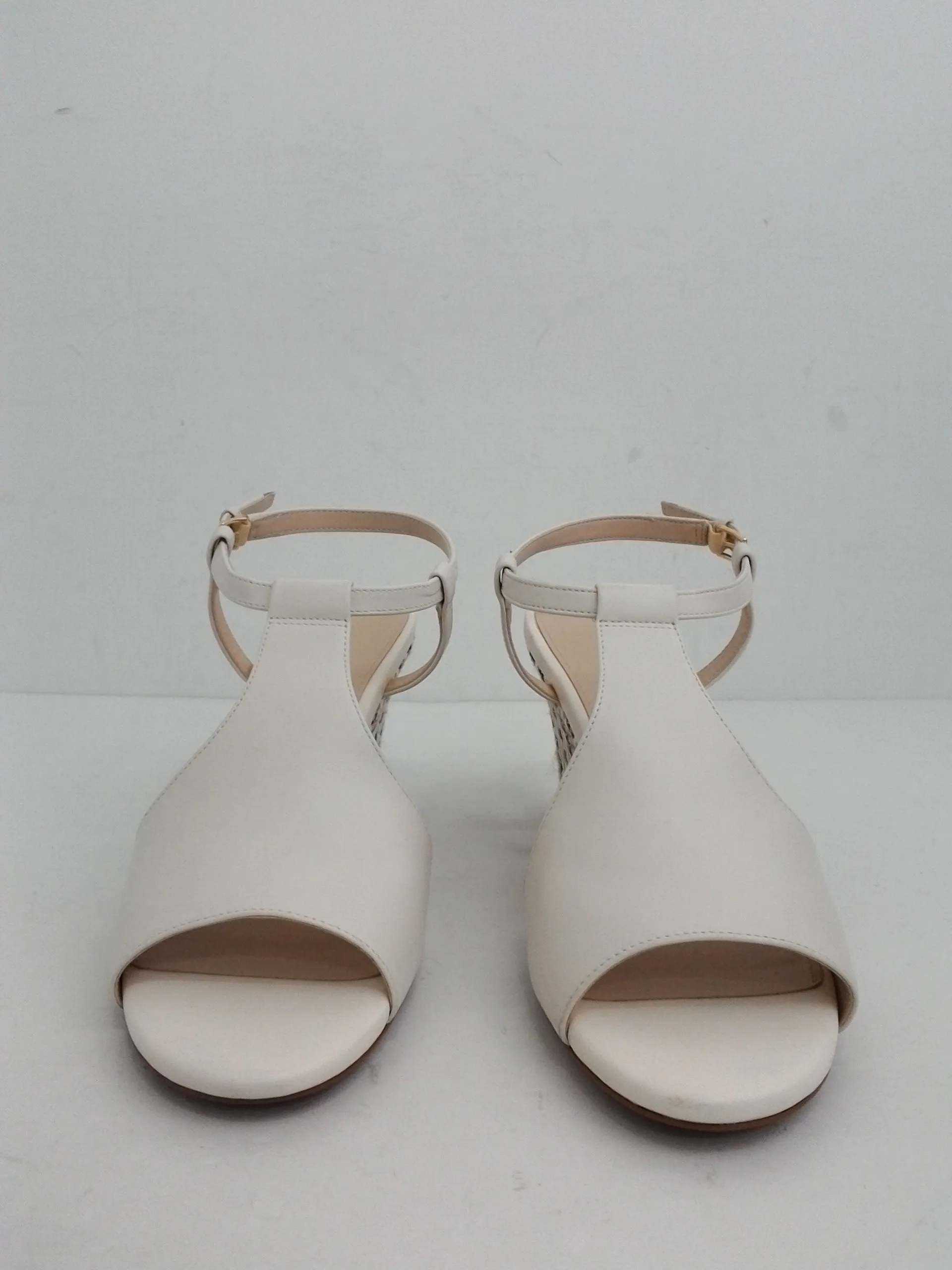 Cole Haan Women's White Wedge Sandal Size 7.5 B