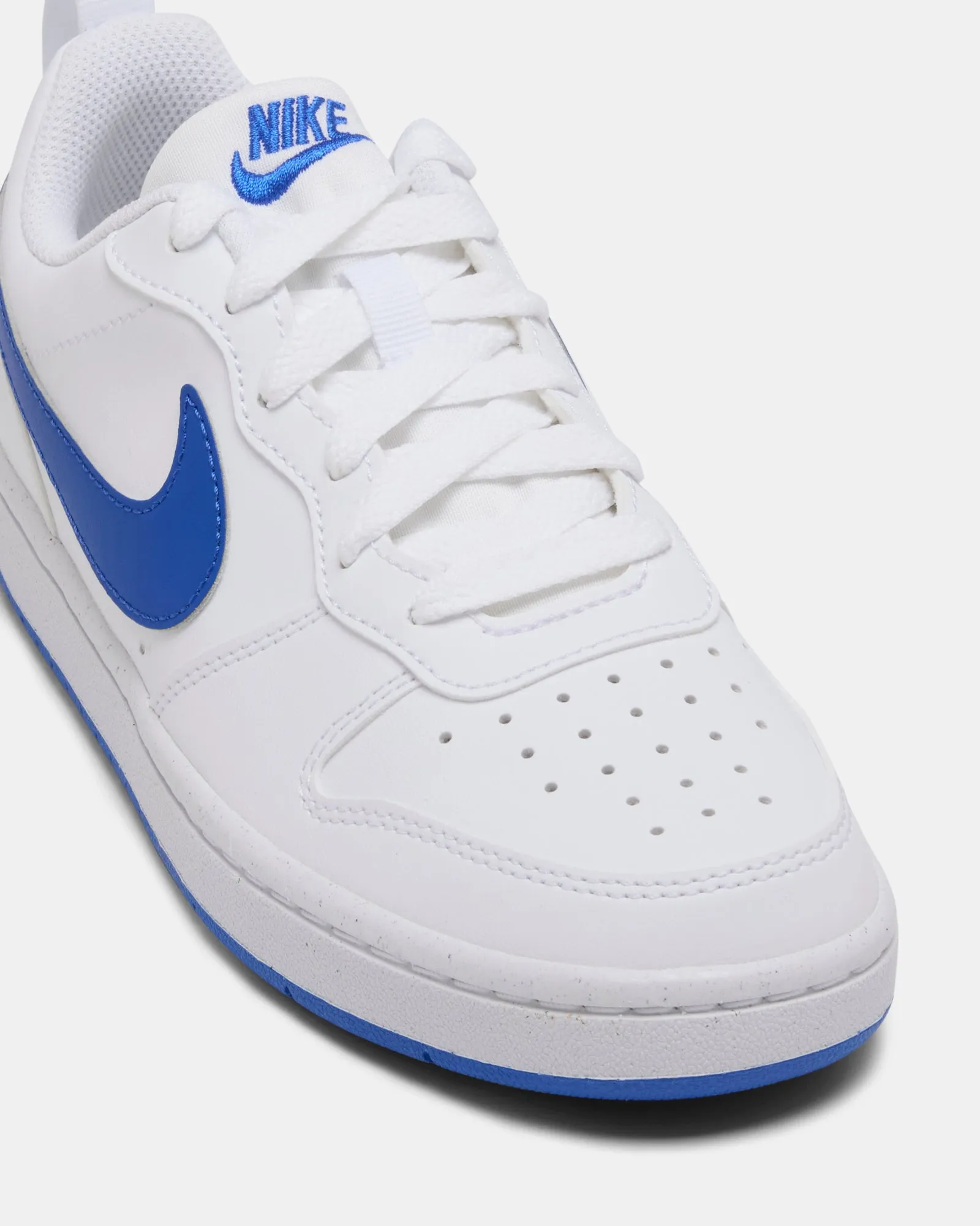 Court Borough Low Recraft Grade School White/Hyper Royal