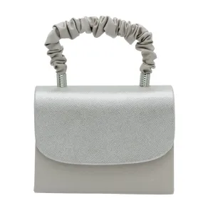 FABUCCI Silver Shimmer Handbag