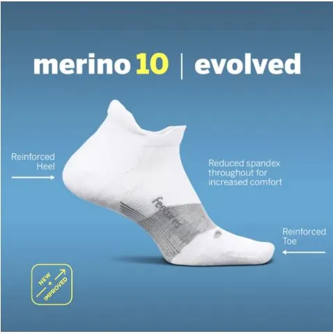 Feetures Elite Merino 10 Ultra Light No Show Running Sock