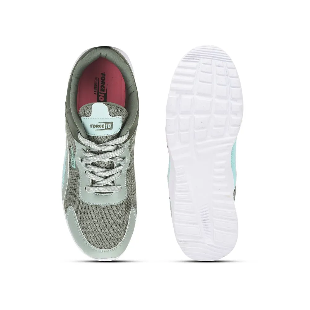 Force 10 Sports Lacing Shoes For Ladies (Olgreen) KENIA-E By Liberty