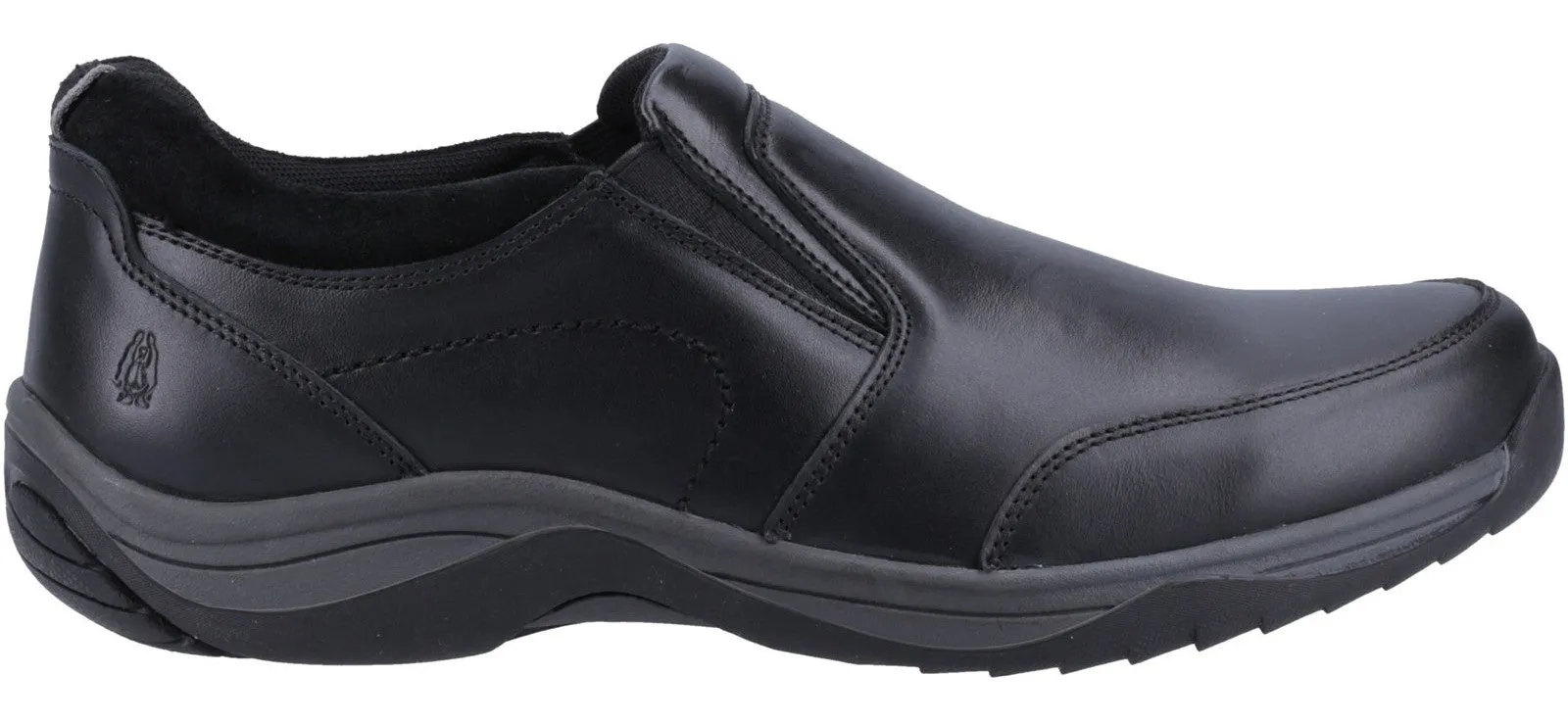 Hush Puppies Donald Mens Leather Slip On Shoe