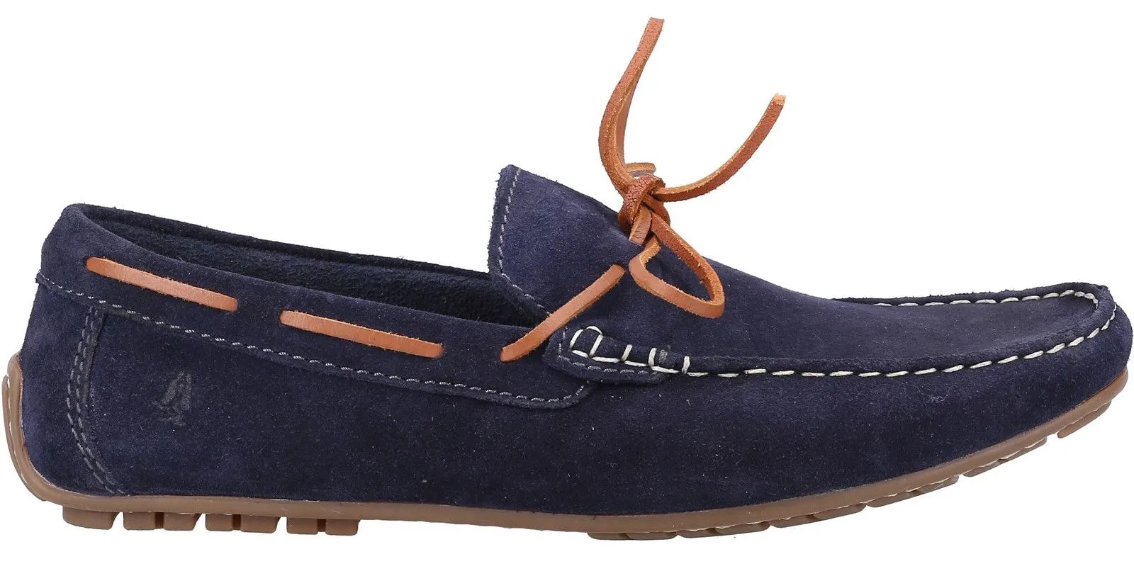 Hush Puppies Reuben Mens Suede Leather Boat Shoe