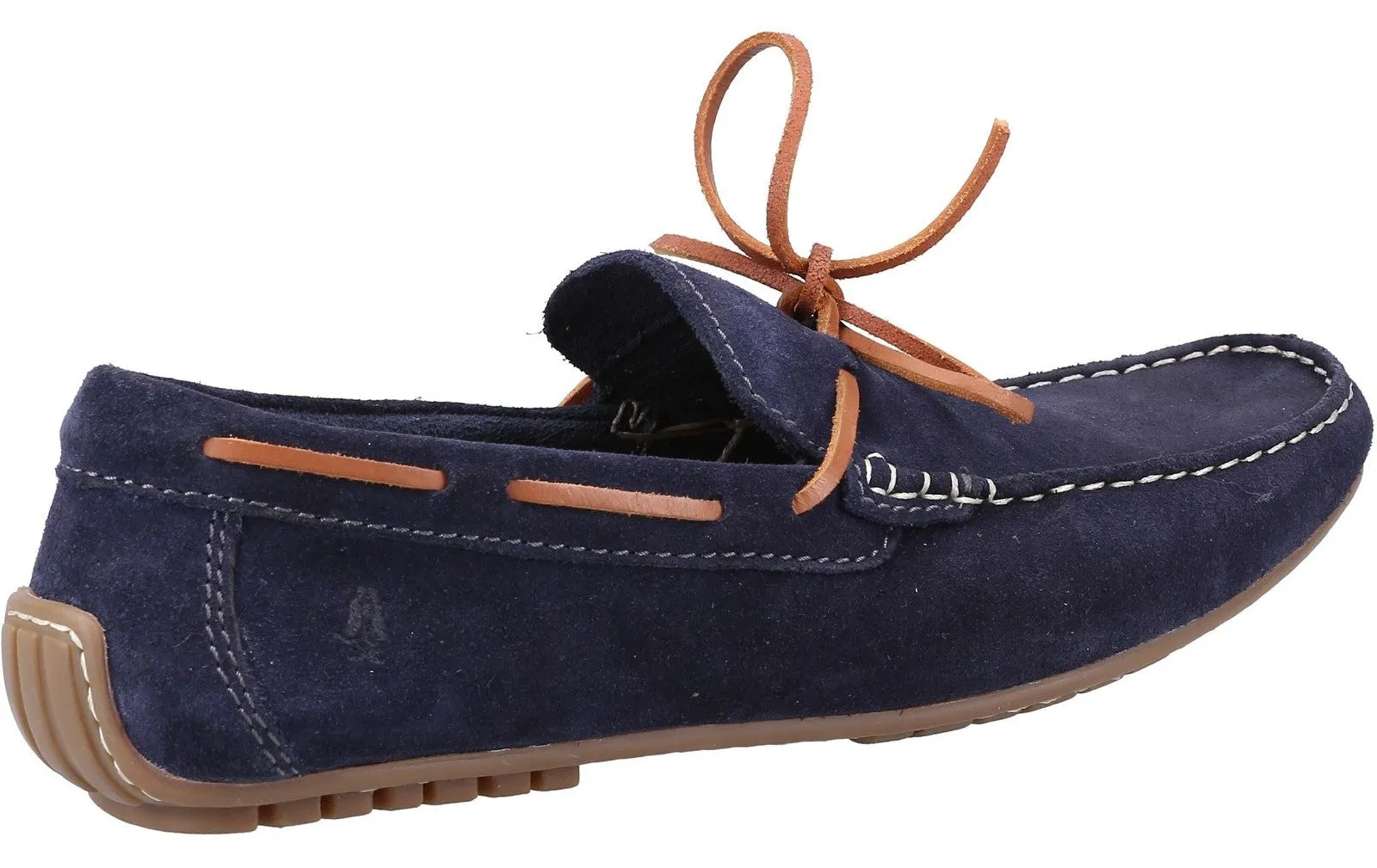 Hush Puppies Reuben Mens Suede Leather Boat Shoe