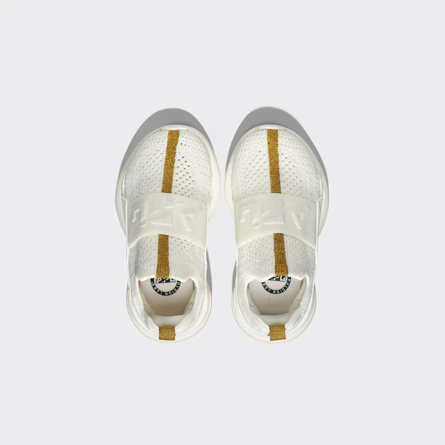 Kid's TechLoom Bliss Ivory / Metallic Gold / Racer