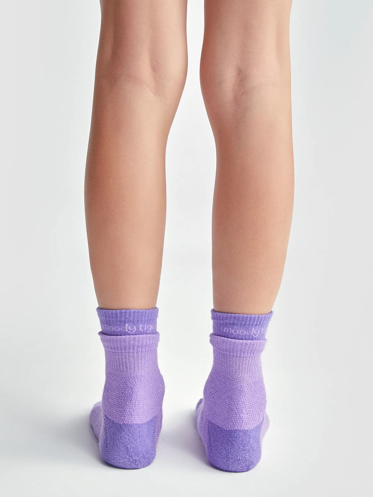 Layered Quarter Cushion Socks