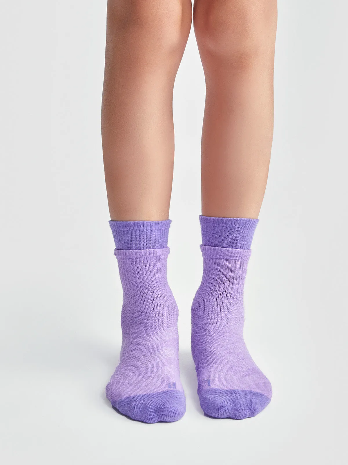 Layered Quarter Cushion Socks