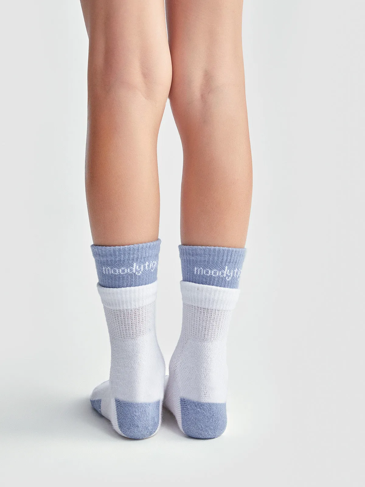 Layered Quarter Cushion Socks