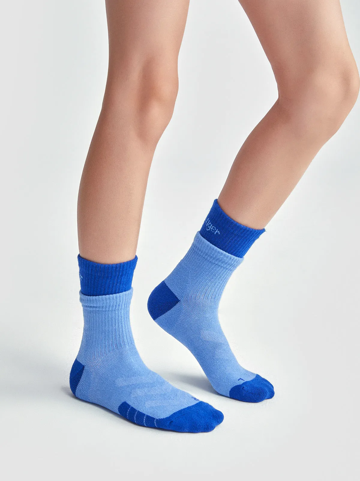 Layered Quarter Cushion Socks