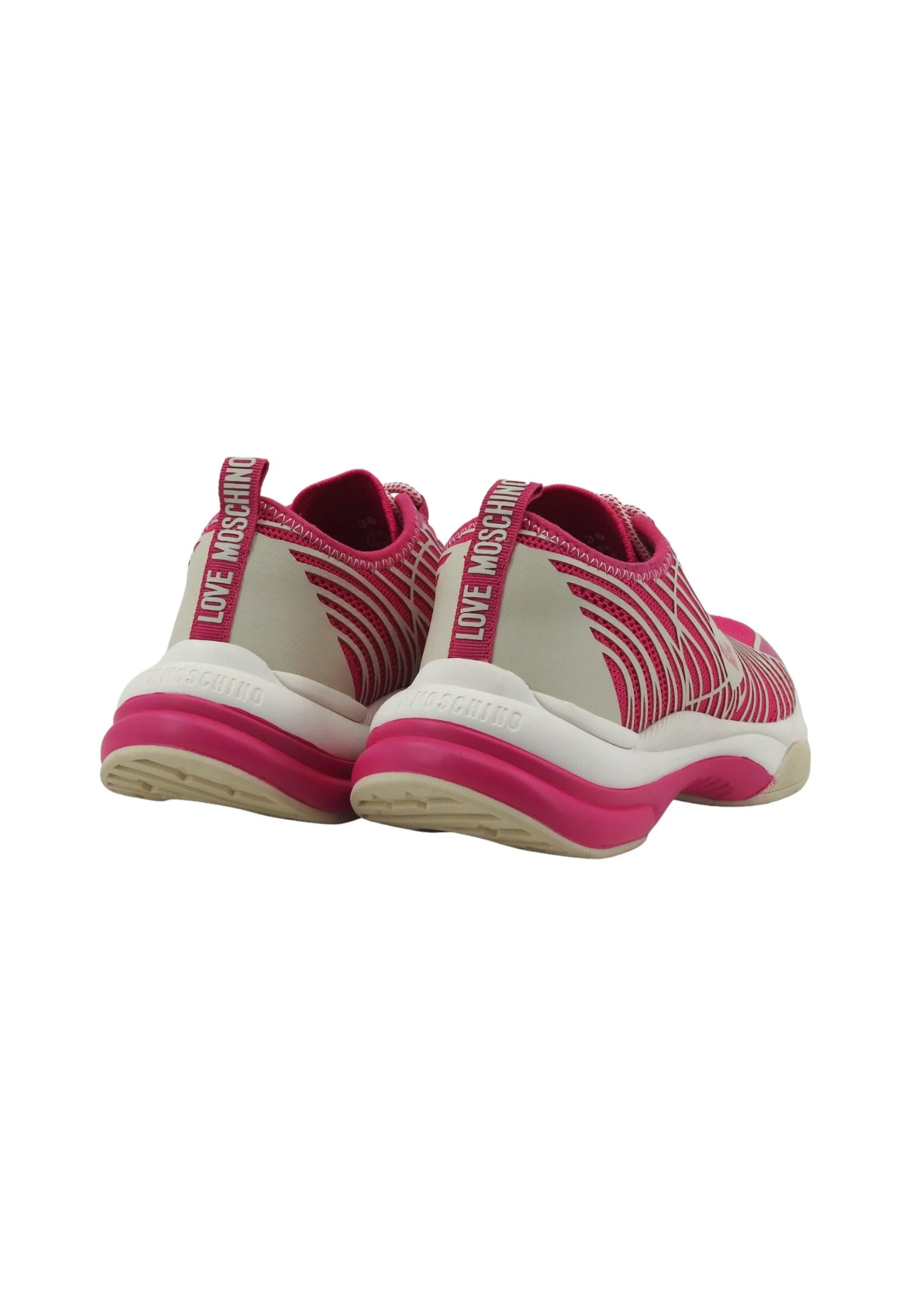 LOVE MOSCHINO Sneaker Donna Fuxia Latte JA15315G1IIZX60A