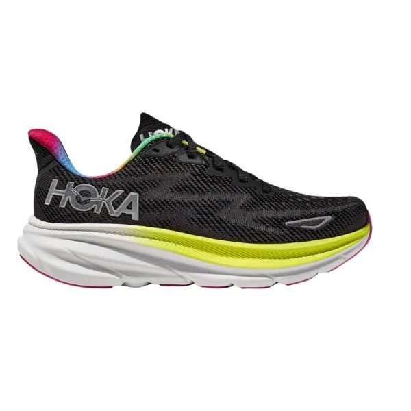 Mens Hoka Clifton 9 - Black / All Aboard