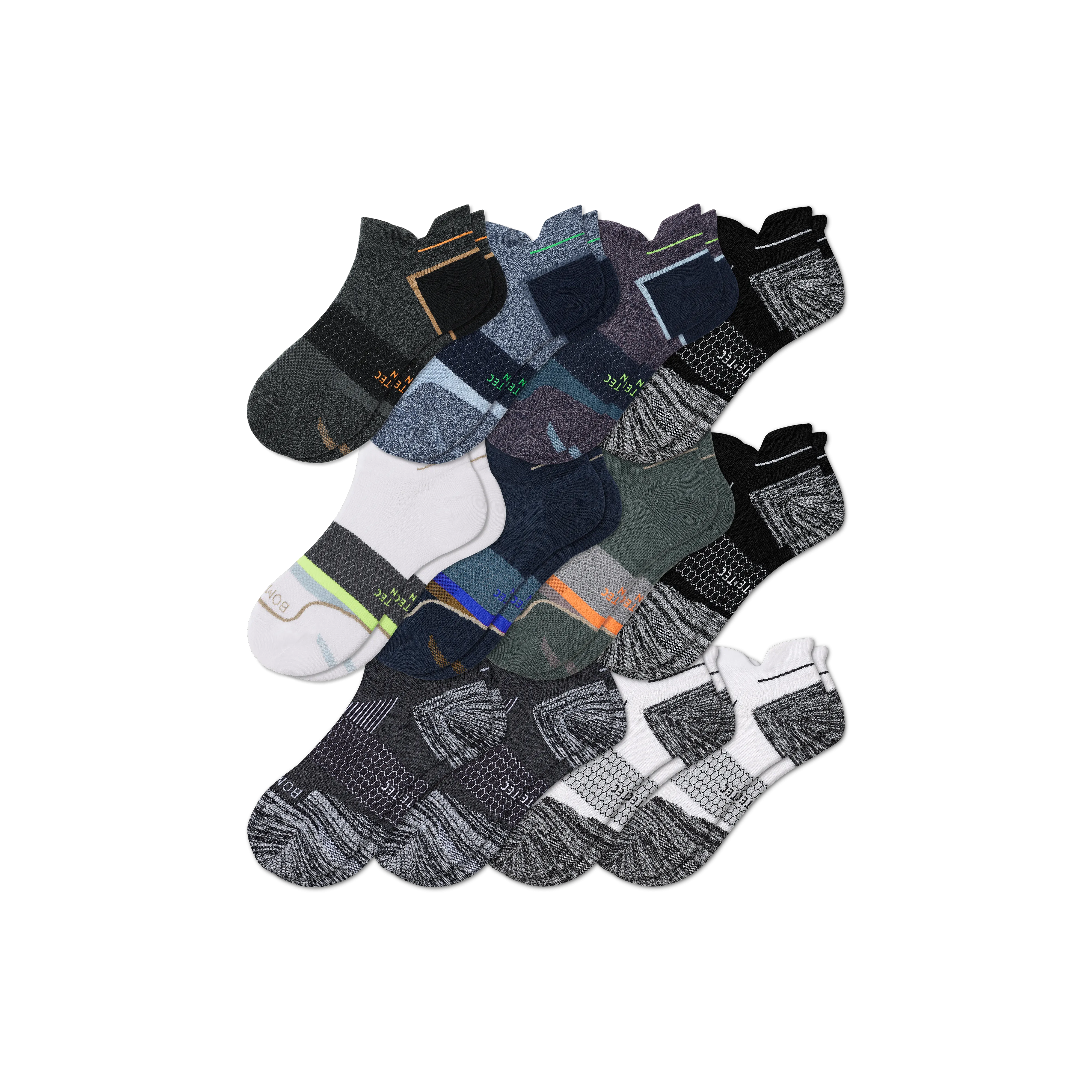 Men's Running Ankle Sock 12-Pack