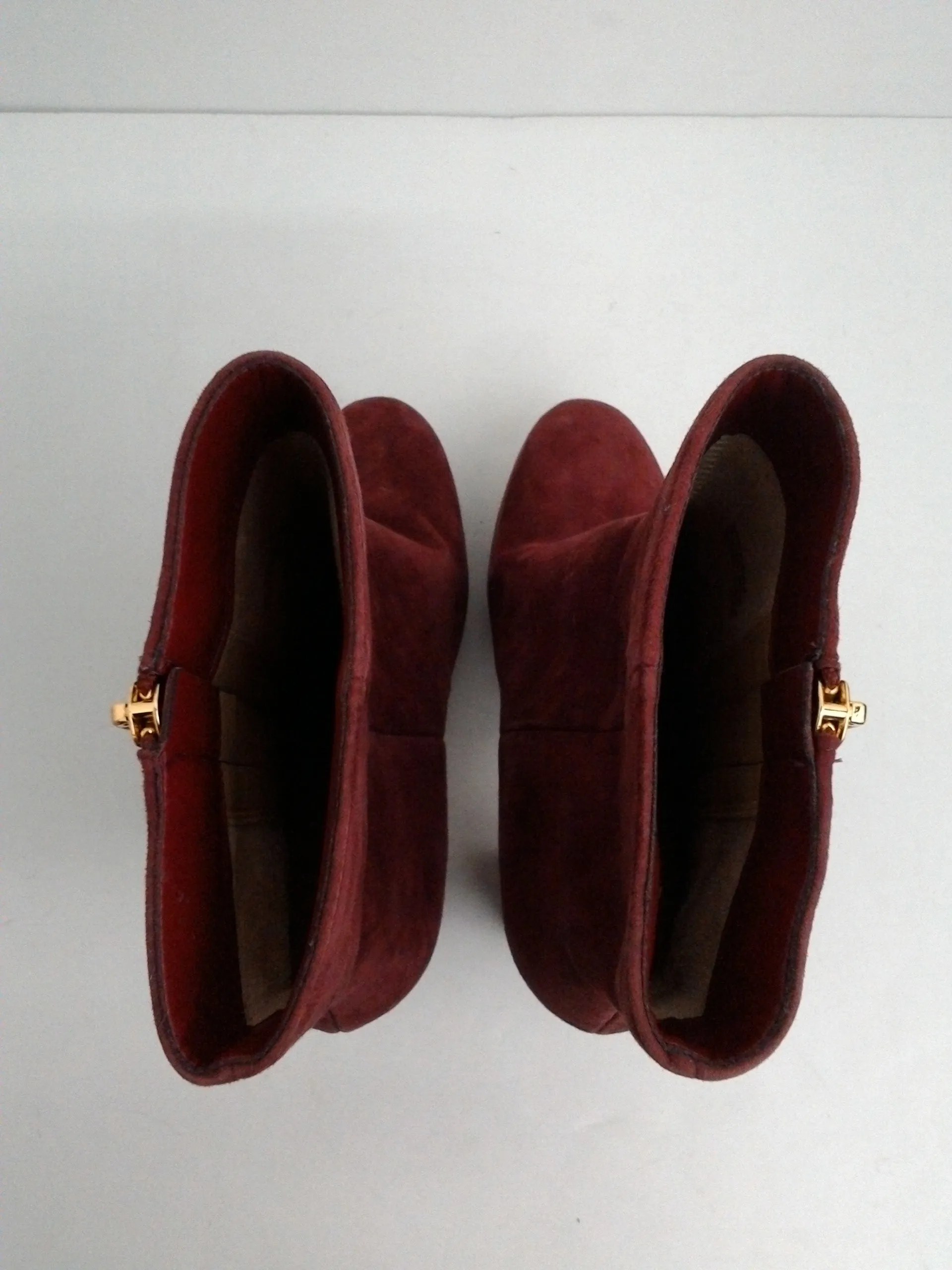 Michael Kors Women's Red Suede Booties Size 8 M