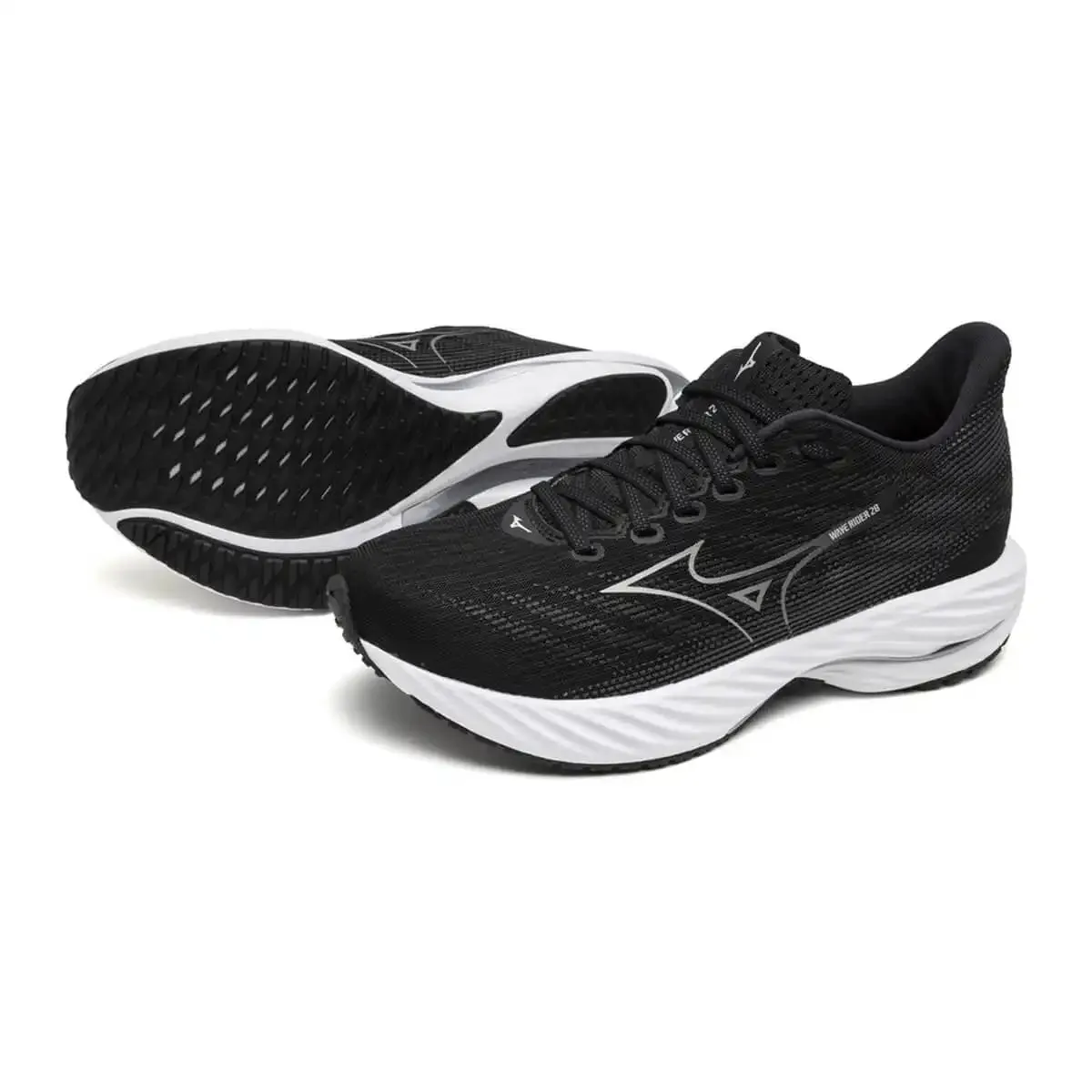 Mizuno Wave Rider 28 Womens | Black/harbor Mist/india Ink