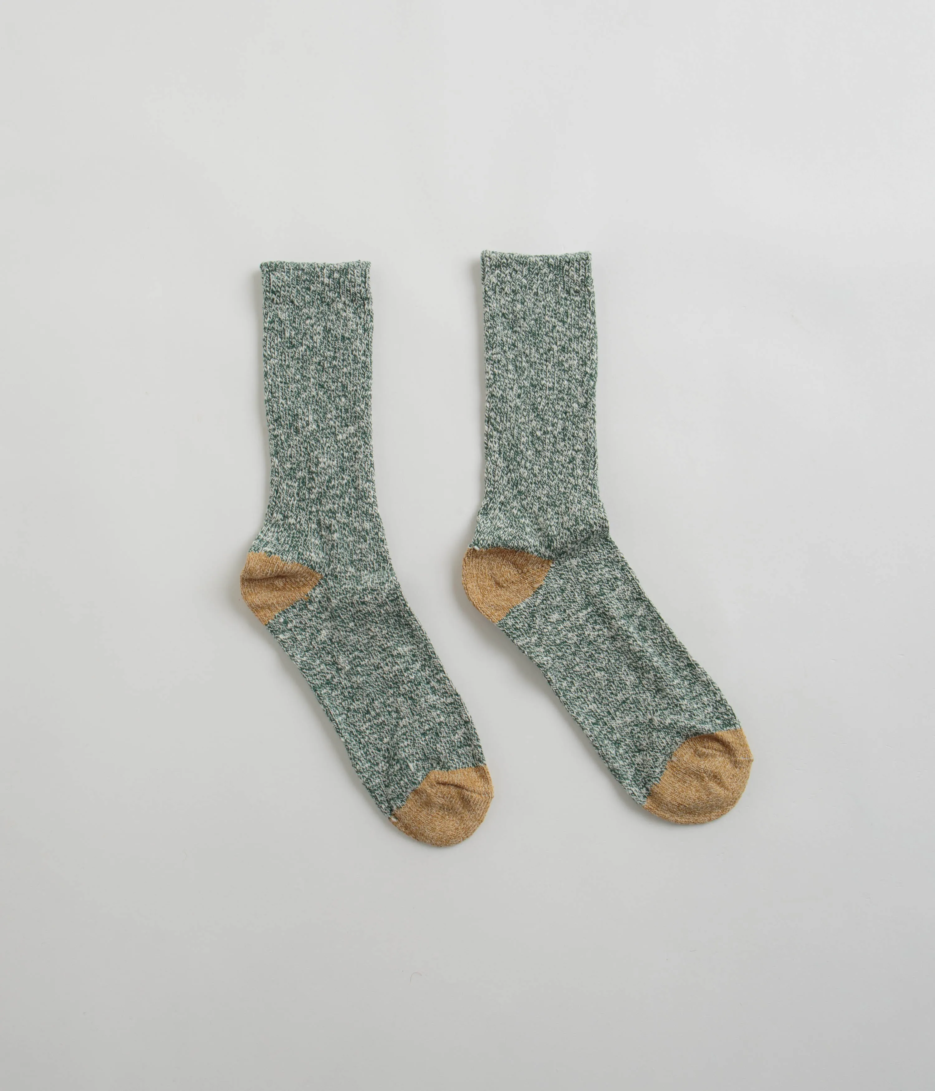 Mollusk Marled Utility Socks - Bottle Green