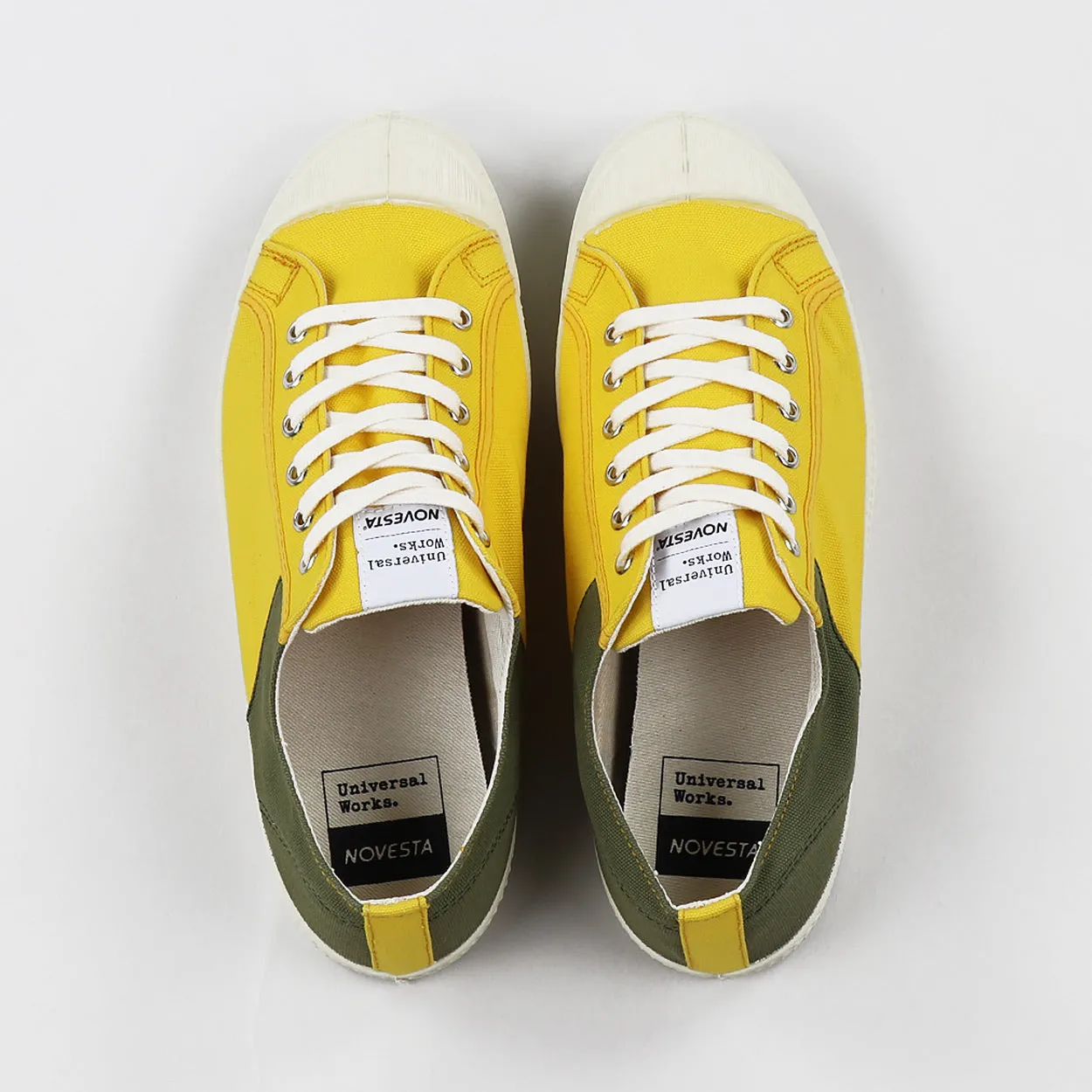 NOVESTA x Universal Works Star Master Two Tone Shoes Olive Sunshine