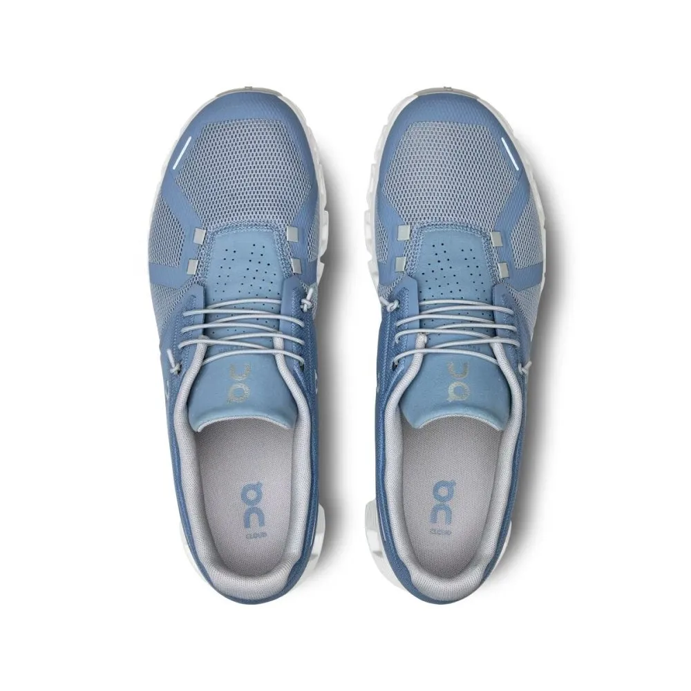 On Men's Cloud 5 - Chambray/White