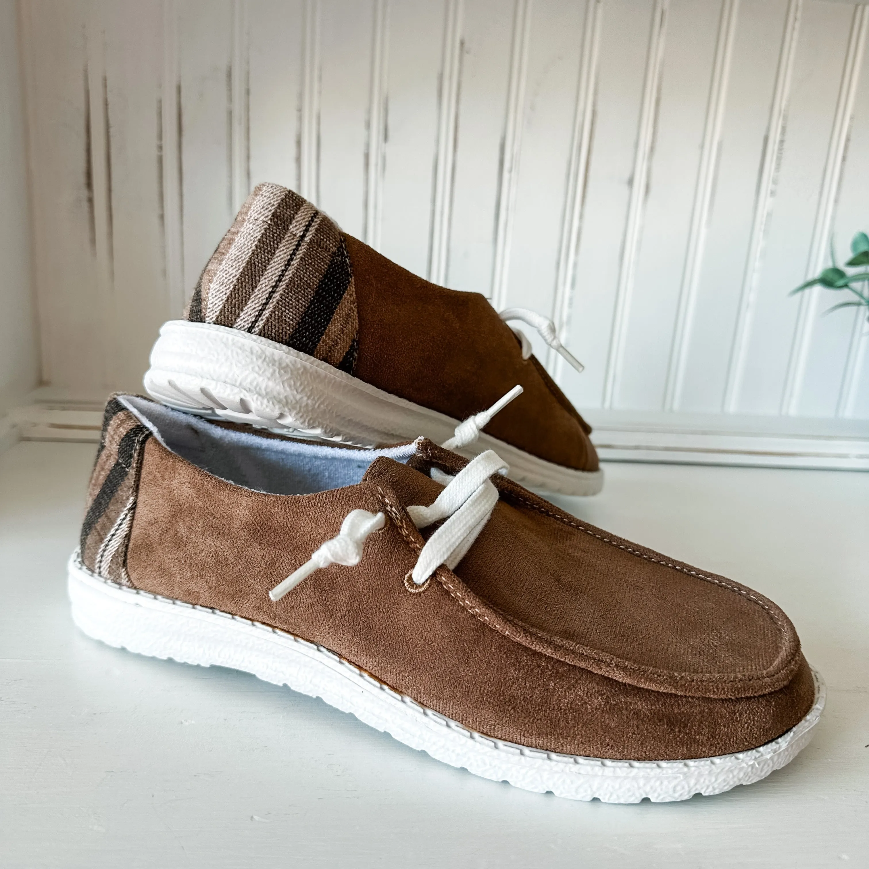 Poppy Suede Slip-on Shoe - Tan