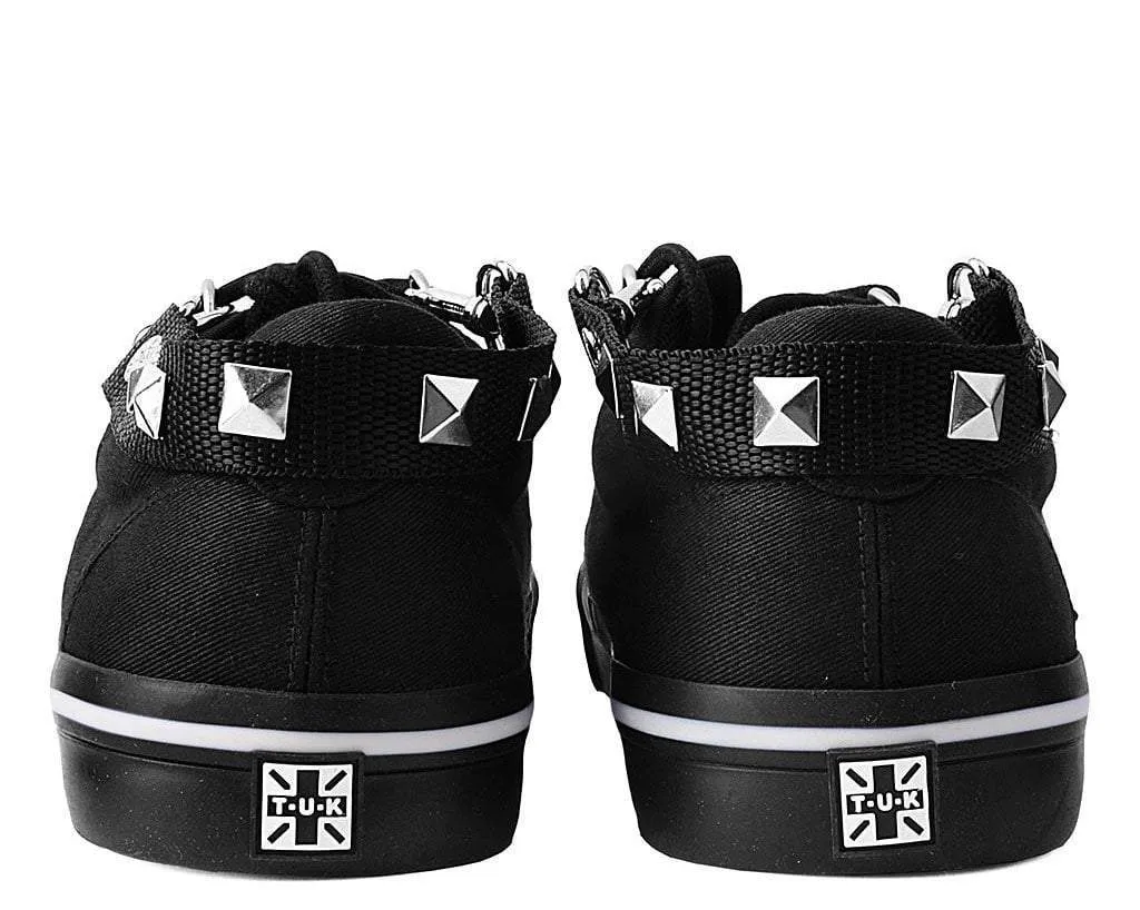 Pyramid Black Bondage Shoe Straps