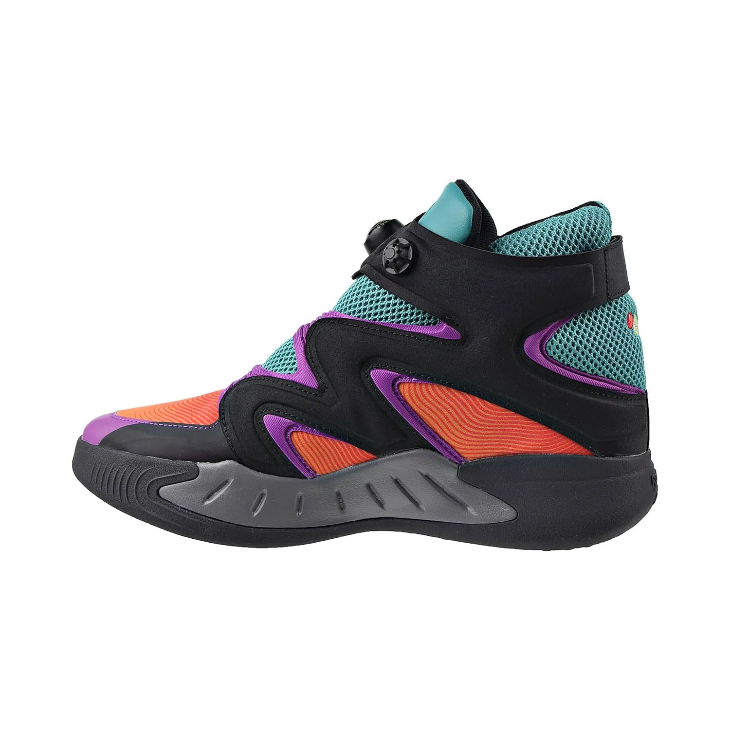 Reebok Looney Tunes Instapump Fury Zone Mens Shoes Core Black-Utopic Teal-Purple