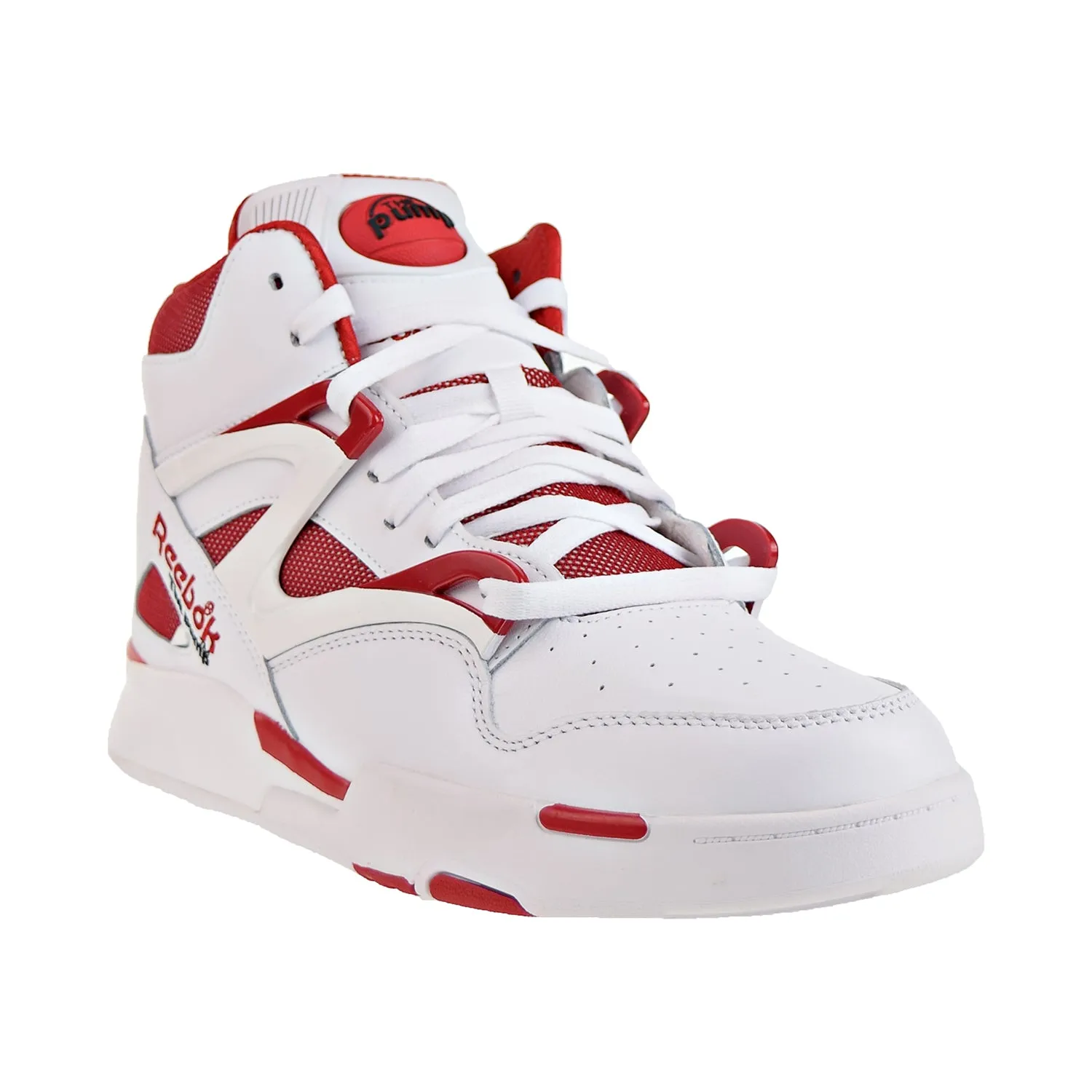 Reebok Pump Omni Zone II Men's Shoes White-Vector Red-Black