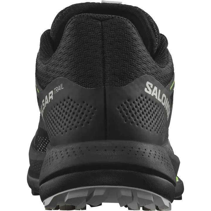 Salomon Pulsar Trail Shoe (Men's) Black / Black / Green Gecko