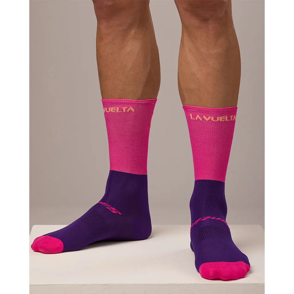 Santini La Vuelta Alicante Socks - Granatina