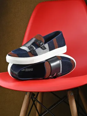 Savoy Blue Double Monk Sneakers