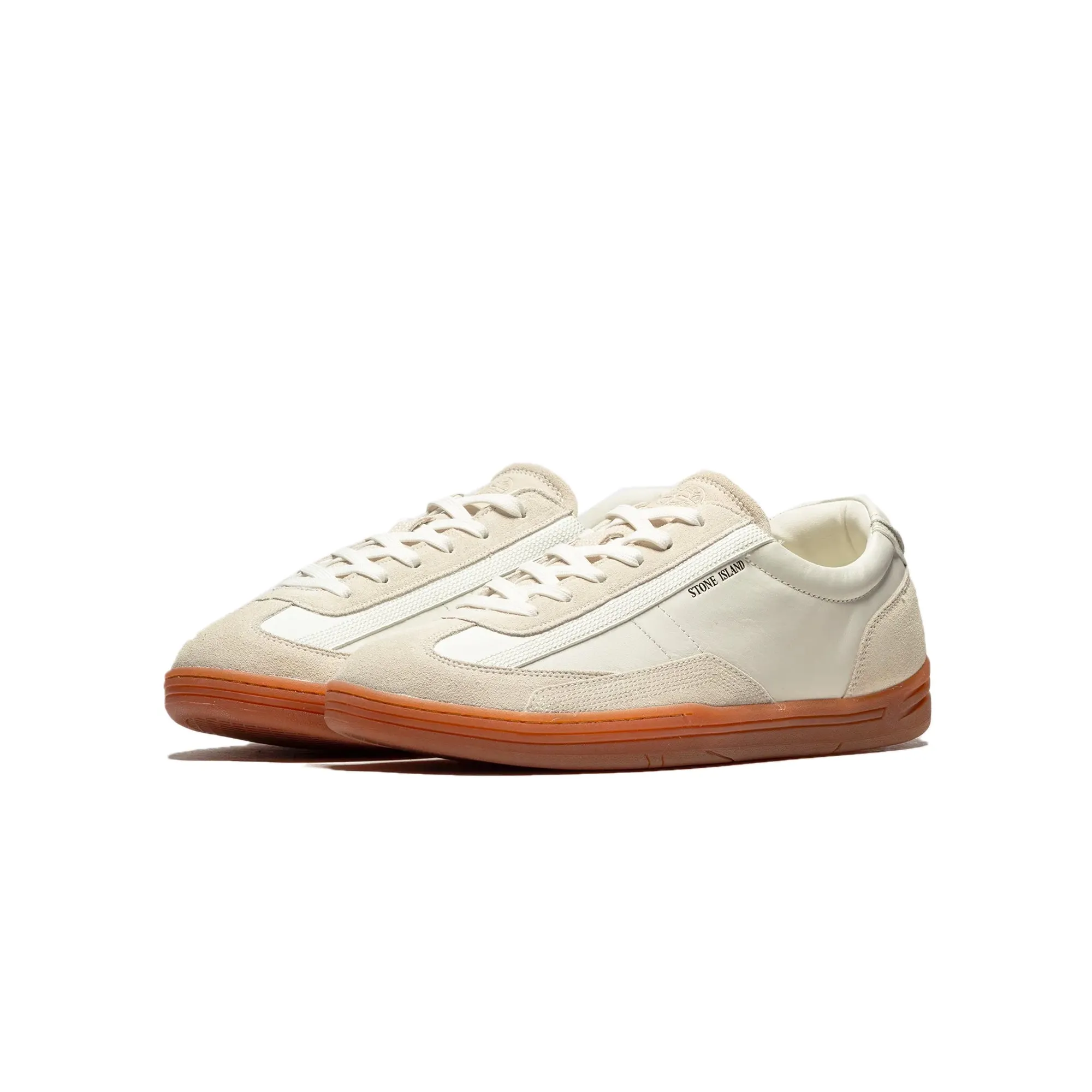 Stone Island Mens Rock White Shoes