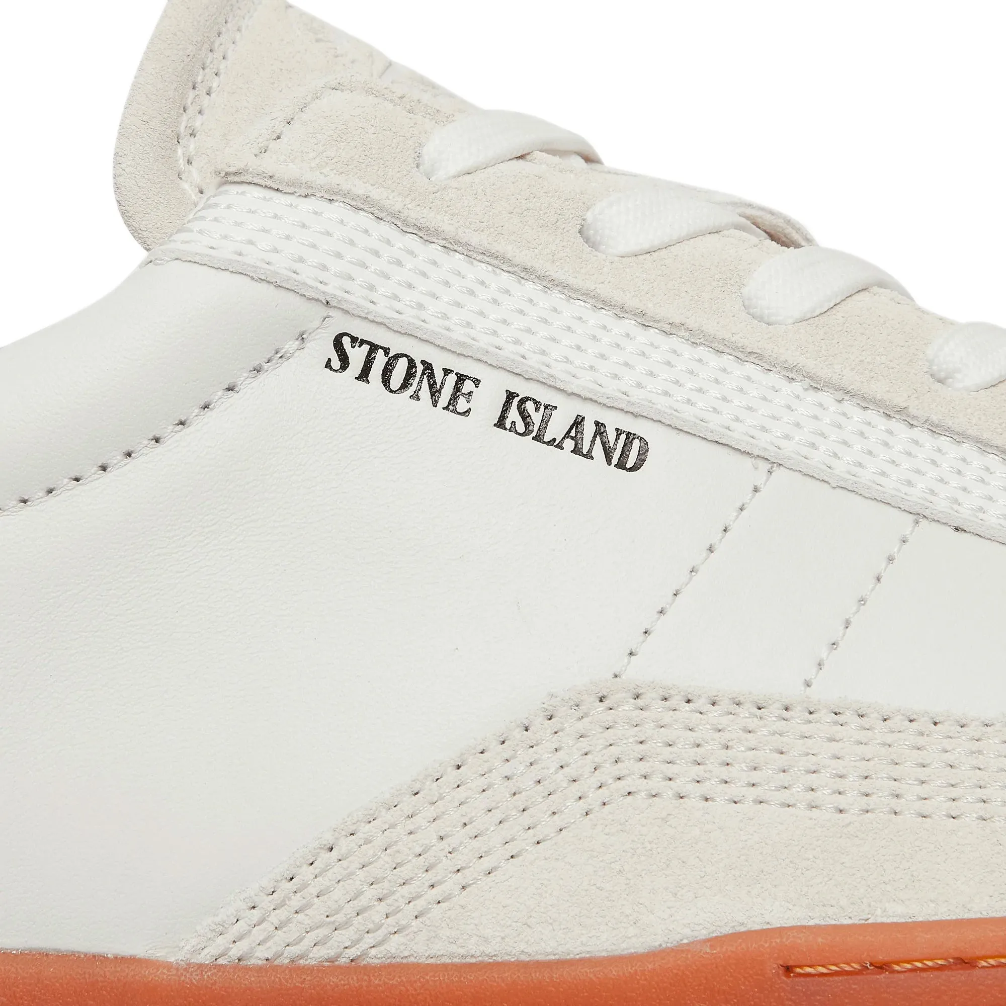 Stone Island Mens Rock White Shoes