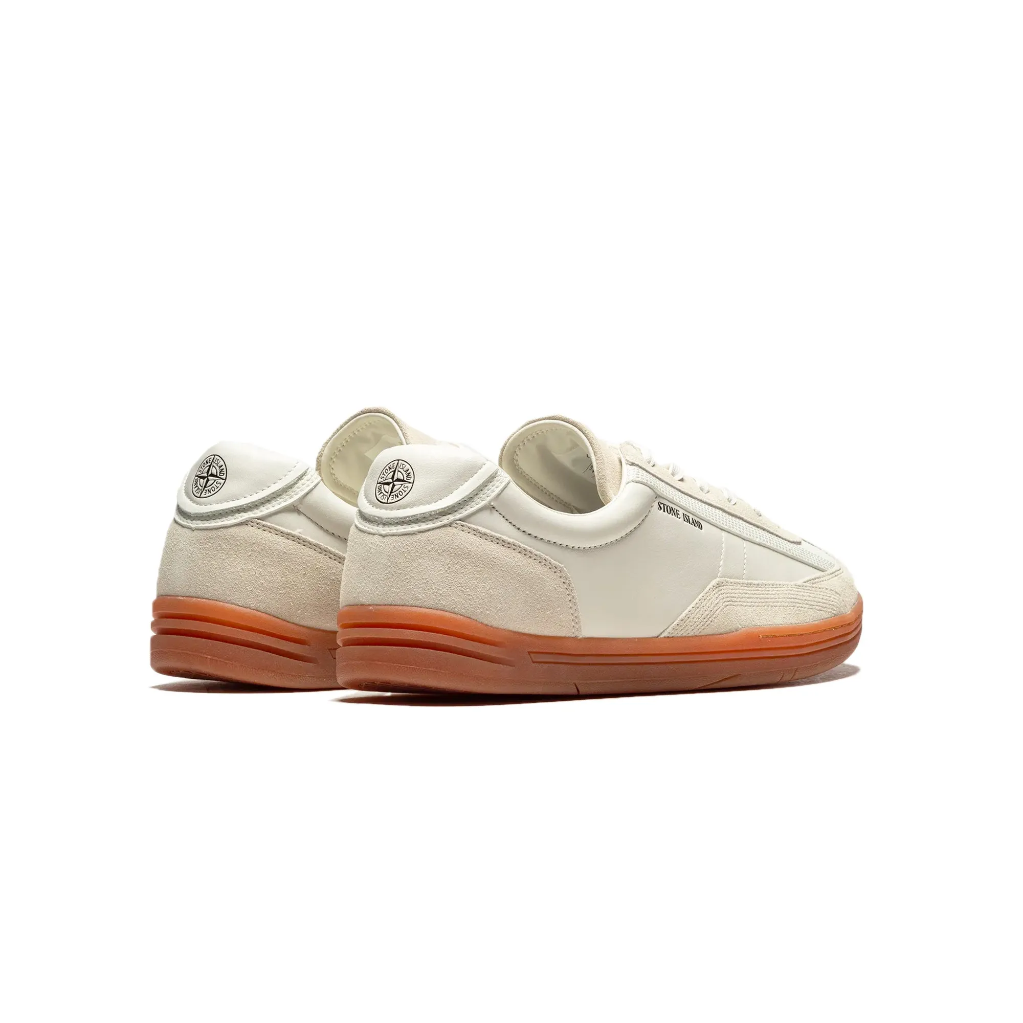 Stone Island Mens Rock White Shoes