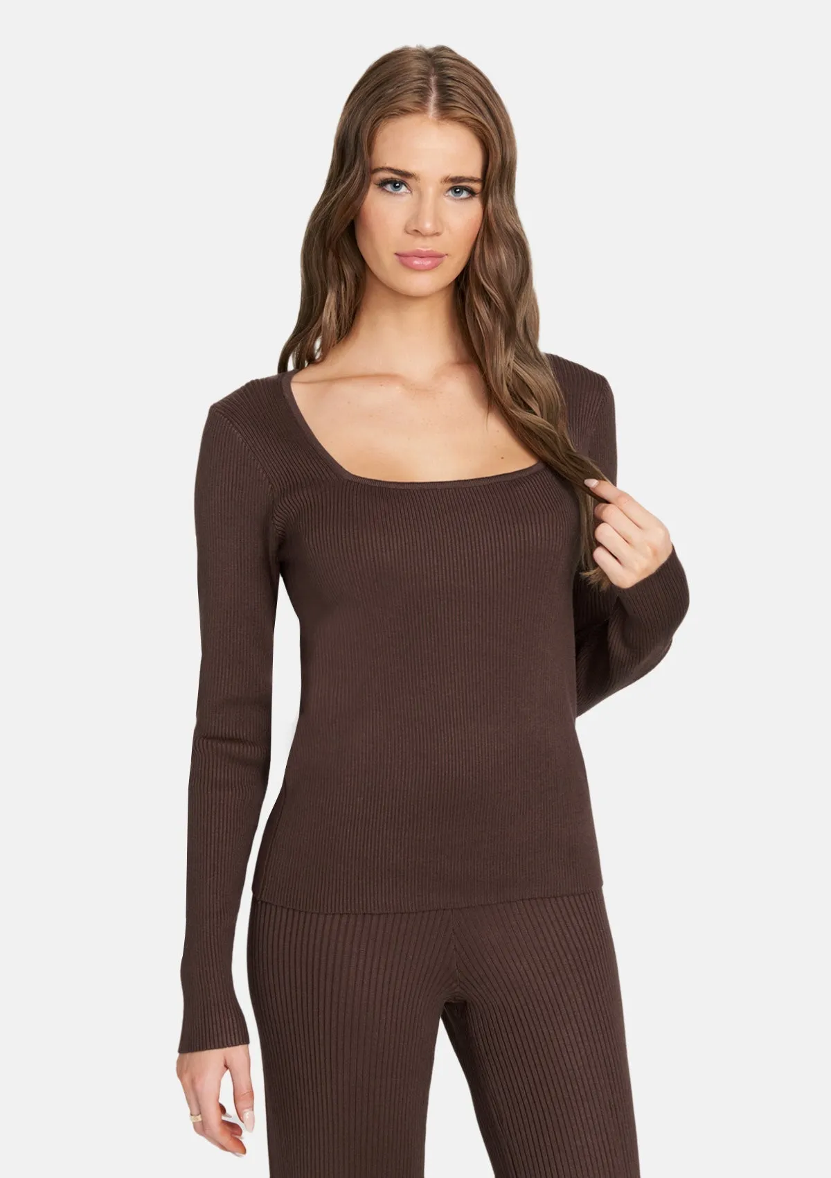 Tall Vince Square Neck Top