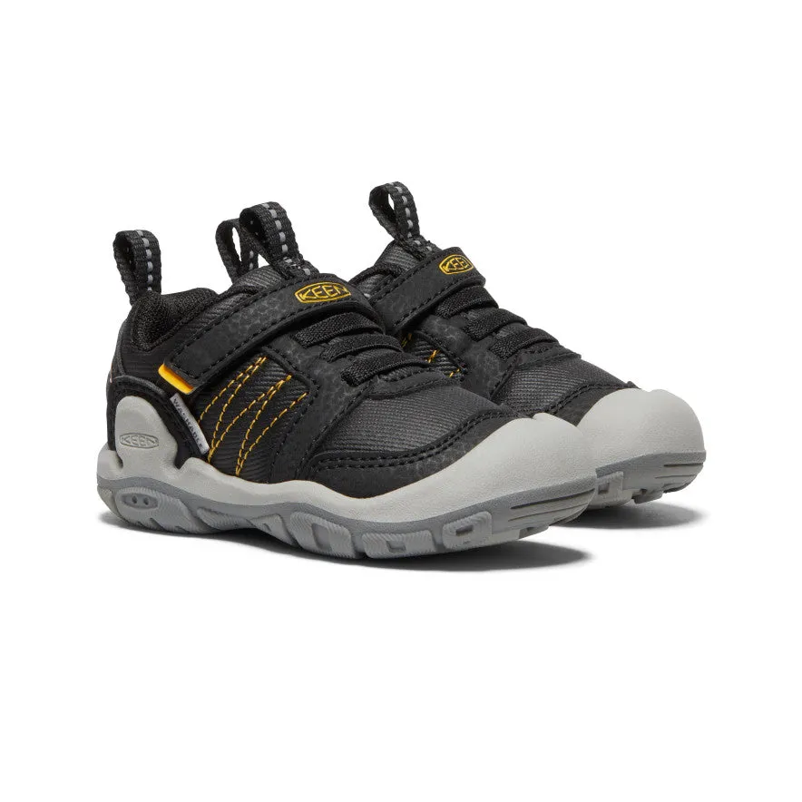 Toddlers' Knotch Peak Sneaker  |  Black/KEEN Yellow