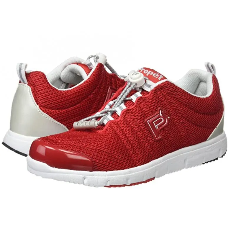 Travel Walker II Red Mesh Walking Shoes