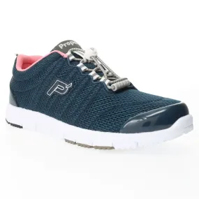 Travel Walker Navy/melon Mesh Walking Shoes