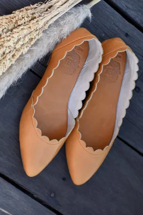 Valentina Leather Ballet Flats