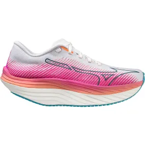 Women's Mizuno Wave Rebellion Pro, White/Silver, 10 B Medium