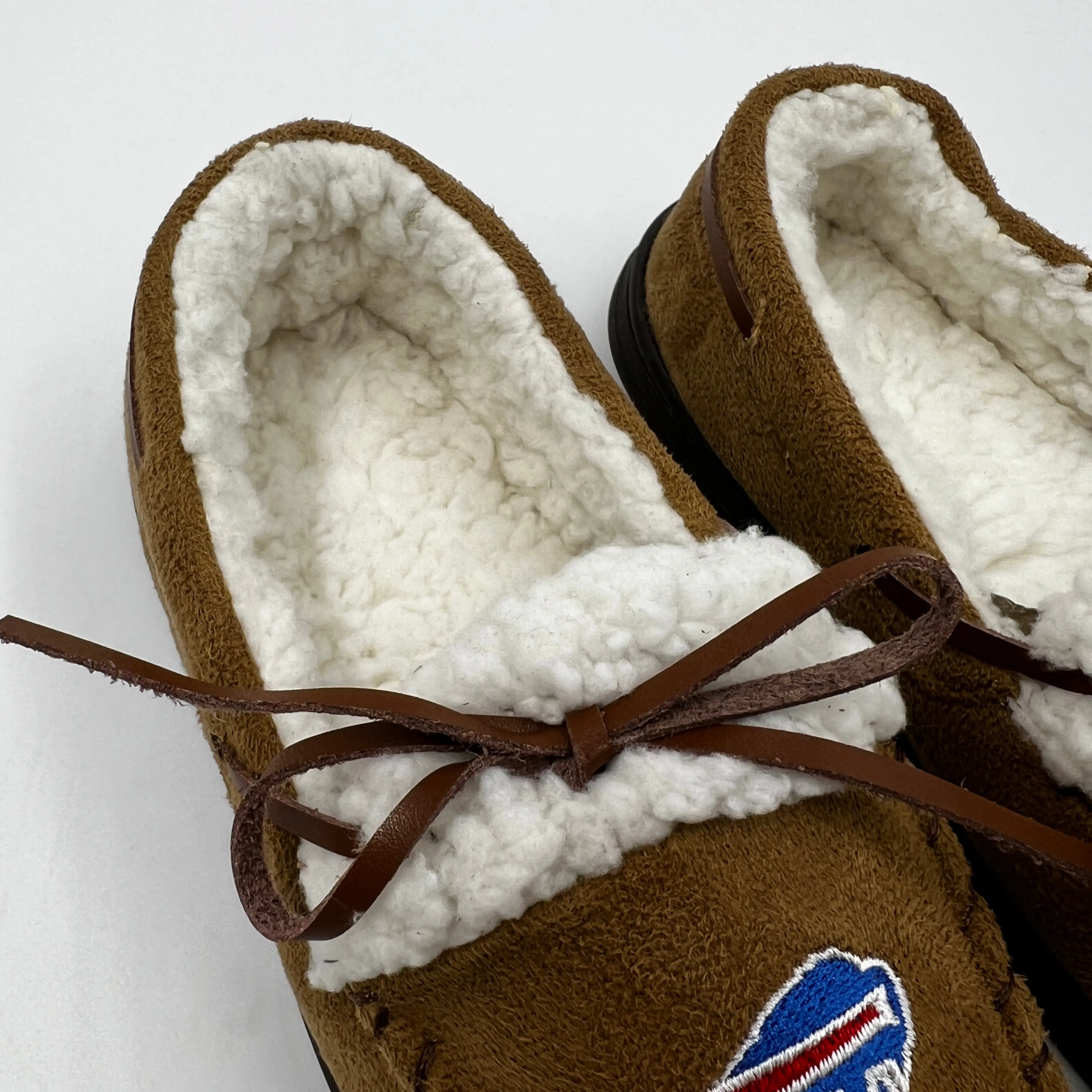 Youth Buffalo Bills Sherpa Lined Slippers