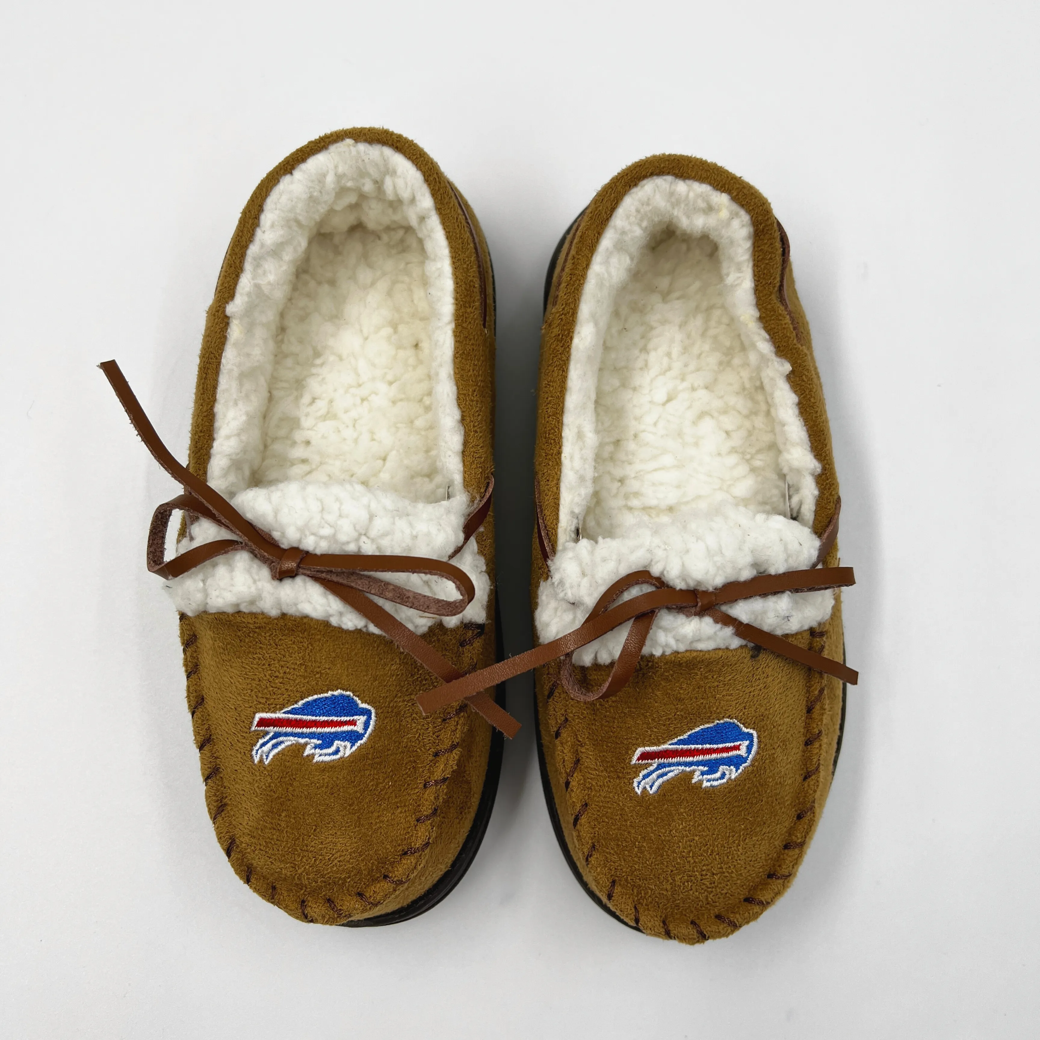 Youth Buffalo Bills Sherpa Lined Slippers